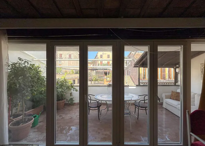 Attic Castel Sant'angelo - Pantheon דירה רומא